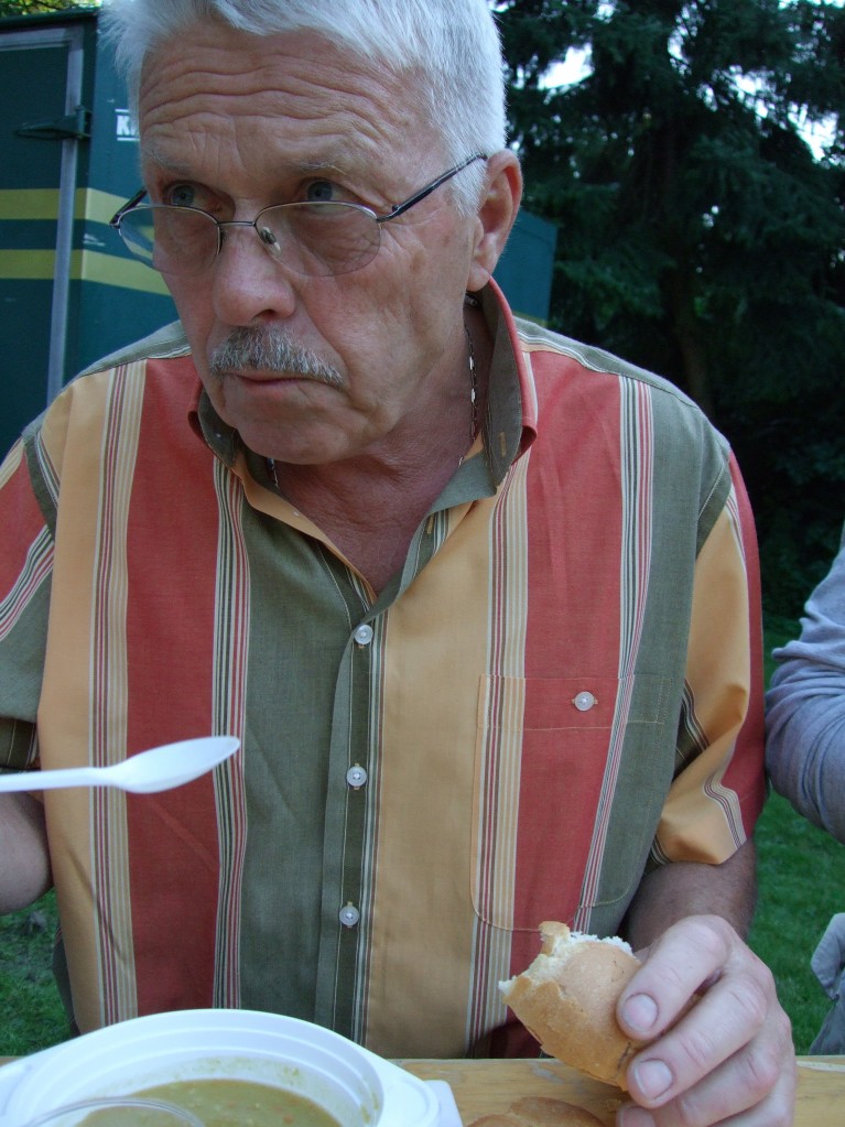 Wolfgang lässt es sich schmecken